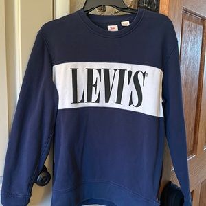 Levi navy blue crew neck